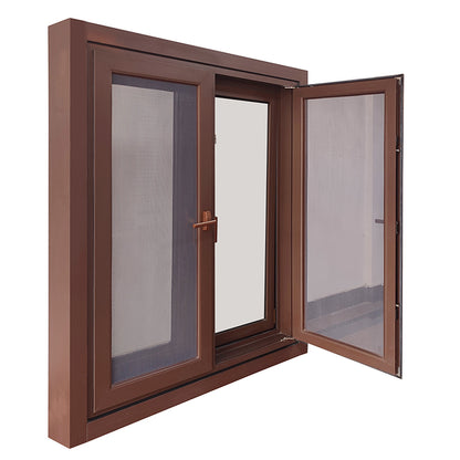 Open the upper hanging window externally  Folding window  Push and level the Windows  Sash window