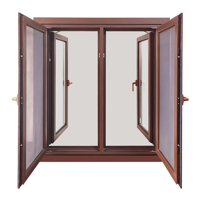 Open the upper hanging window externally  Folding window  Push and level the Windows  Sash window