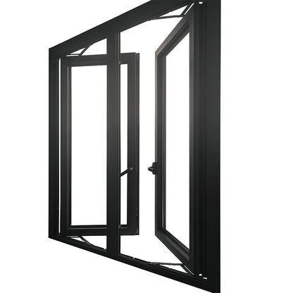 Aluminum alloy casement window  Balcony folding window  Aluminium alloy window  Household aluminum alloy window opening