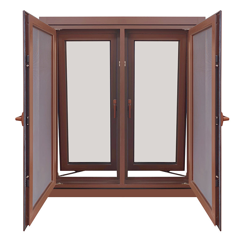 Open the upper hanging window externally  Folding window  Push and level the Windows  Sash window